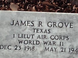 Lieut James R. Grove Lieut James R. Grove