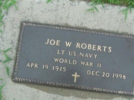 Lieut Joe W. Roberts Lieut Joe W. Roberts