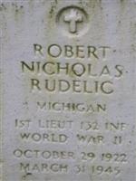 Lieut Robert Nicholas "Nick" Rudelic