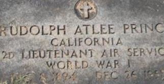 Lieut Rudolph Atlee Prince Lieut Rudolph Atlee Prince