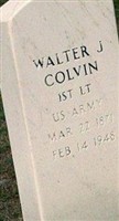 Lieut Walter Joseph Colvin