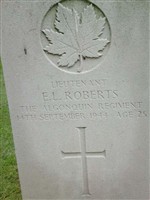 Lieutenant Edward Lear Roberts, Lieutenant Edward Lear Roberts,
