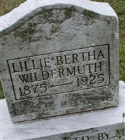 Liilie Bertha Wildermuth Liilie Bertha Wildermuth