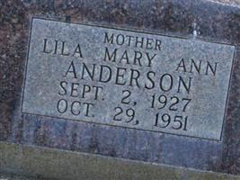 Lila Mary Ann Anderson
