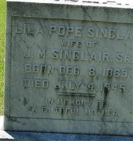 Lila Pope Sinclair Lila Pope Sinclair
