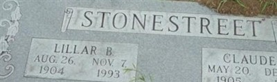 Lillar B. Stonestreet Lillar B. Stonestreet