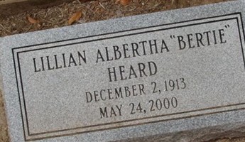 Lillian Albertha "Bertie" Heard