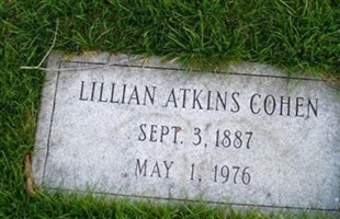 Lillian Atkins Cohen Lillian Atkins Cohen