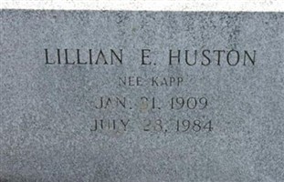 Lillian E Kapp Huston