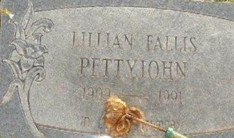 Lillian Fallis Pettyjohn Lillian Fallis Pettyjohn