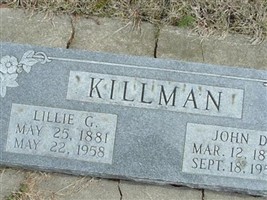 Lillian G. Asher Killman Lillian G. Asher Killman