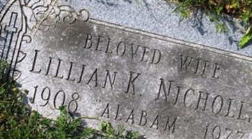 Lillian K "ALABAM" Nicholls