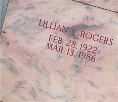 Lillian L Rogers