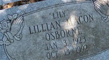 Lillian "Lily" Macon Osborne