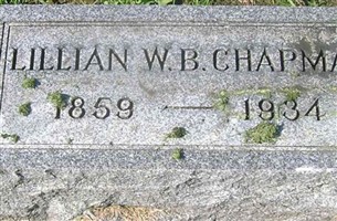 Lillian Mary Webster Chapman Lillian Mary Webster Chapman