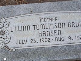 Lillian Tomlinson Brown Hansen