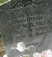 Lillian Vernell Frost Lillian Vernell Frost