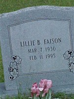 Lillie B. Faison Lillie B. Faison