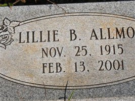 Lillie Bell Allmon Lillie Bell Allmon