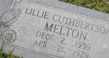 Lillie Cuthbertson Melton Lillie Cuthbertson Melton