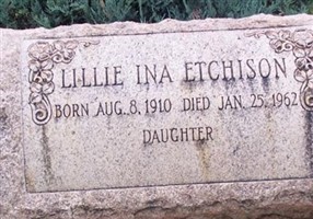 Lillie Ina Etchison