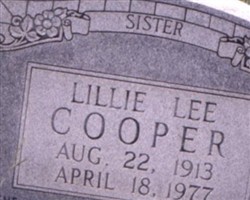 Lillie Lee Weaver Cooper