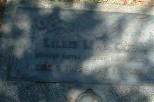 Lillie Mae Coe Lillie Mae Coe