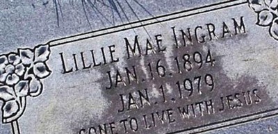 Lillie Mae Ingram Lillie Mae Ingram