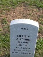 Lillie Mae Mulkey Aleshire
