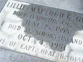 Lillie Mae Quick Olsen