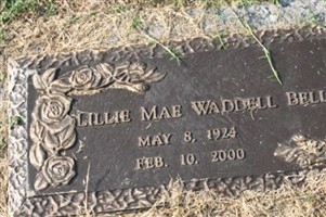 Lillie Mae Waddell Bell Lillie Mae Waddell Bell