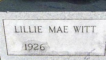 Lillie Mae Witt Lillie Mae Witt