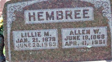Lillie May Logan Hembree Lillie May Logan Hembree