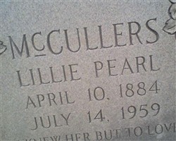 Lillie Pearl McCullers