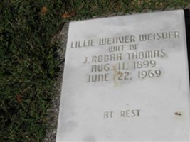 Lillie Weaver Weisner Thomas Lillie Weaver Weisner Thomas
