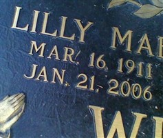 Lilly Mae Roe Williamson Lilly Mae Roe Williamson