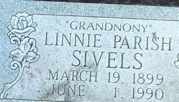 Linnie (Grandnony) Parish Sivels Linnie (Grandnony) Parish Sivels