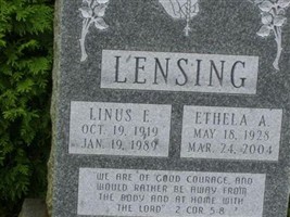 Linus E. Lensing Linus E. Lensing