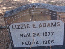 Lizzie E Adams Lizzie E Adams