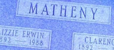 Lizzie Erwin Matheny Lizzie Erwin Matheny