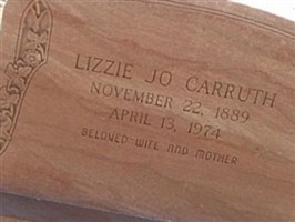 Lizzie Jo Carruth Lizzie Jo Carruth