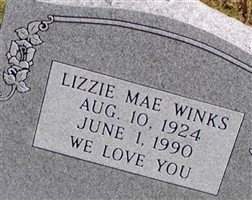 Lizzie Mae Winks