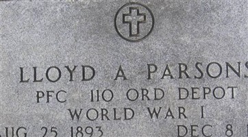 Lloyd A Parsons Lloyd A Parsons