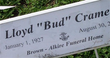 Lloyd "Bud" Cramer Lloyd "Bud" Cramer