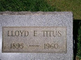 Lloyd E Titus