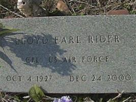 Lloyd Earl Rider