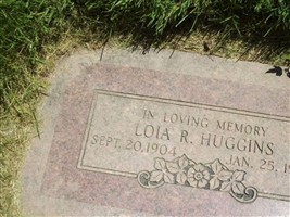 Loia R. Huggins Loia R. Huggins