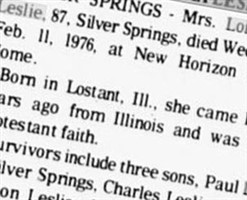 Lois Bertha Leslie