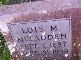Lois M McFadden