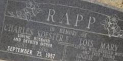 Lois Mary Rapp Lois Mary Rapp